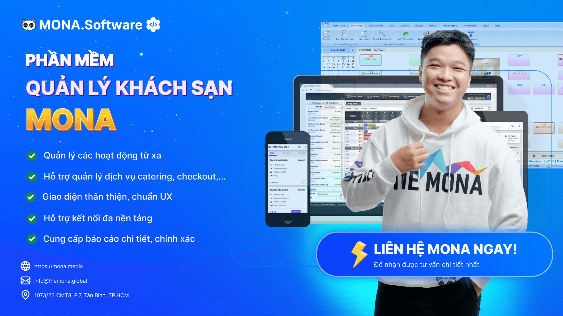 Phần mềm quản lý khách sạn MONA