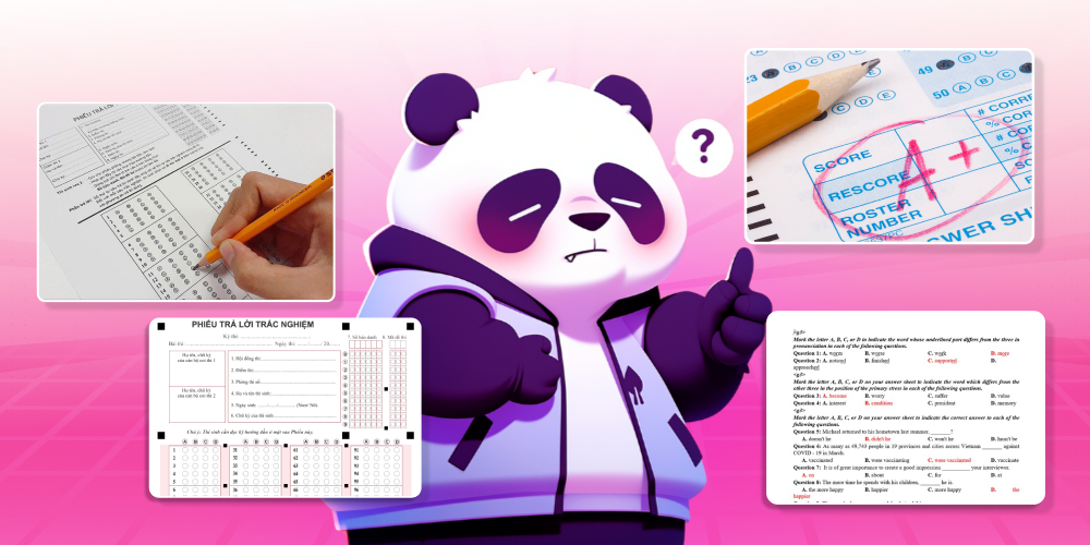Vấn đề khó khăn khi làm đề thi trắc nghiệm