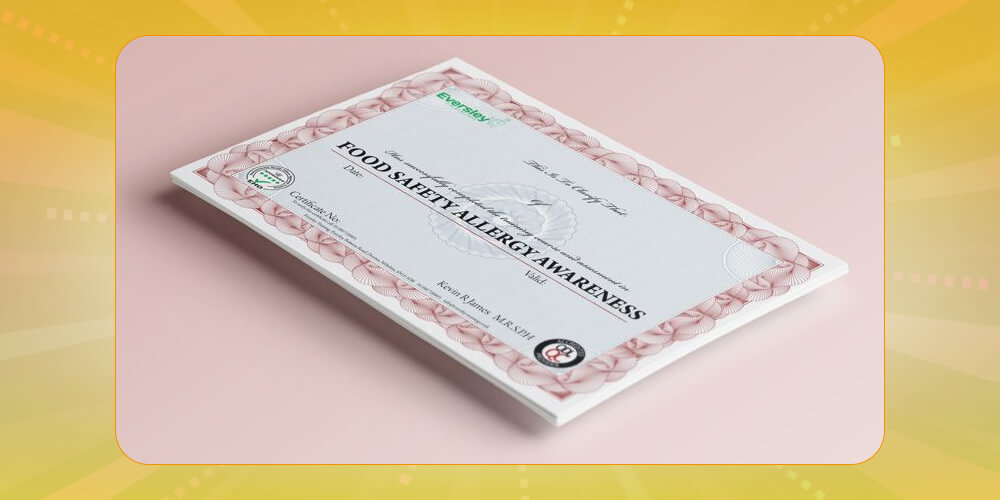 Đảm bảo chuẩn bị đầy đủ các giấy chứng nhận về an toàn thực phẩm