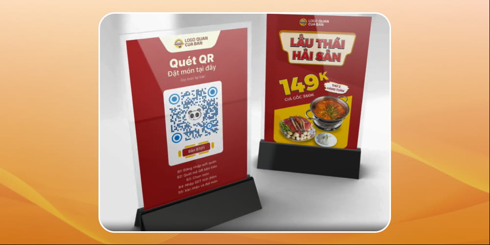 QR code cho quán ăn giúp tăng độ nhận diện thương hiệu