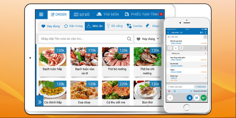 Hệ thống order nhà hàng iPOS