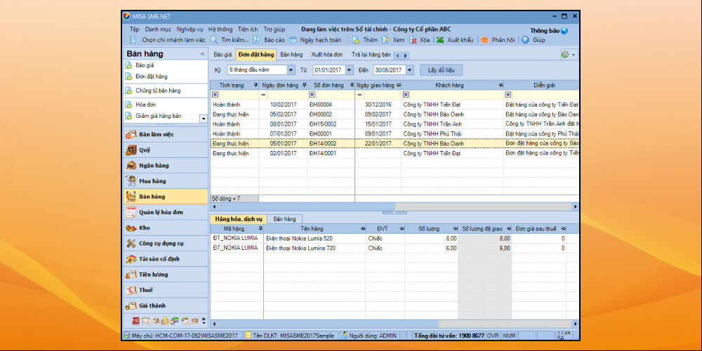 Phần mềm MISA SME