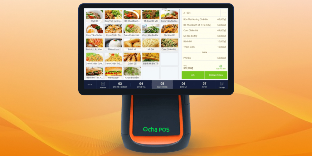 Phần mềm order Ocha POS