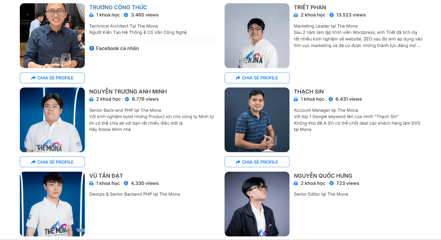 Nhân sự MONA cho ra các khóa học cá nhân hữu ích trên nền tảng SkillHub 3.0