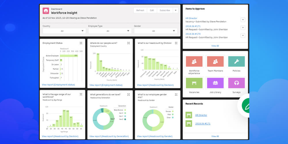 Phần mềm nhân sự Sage Business Cloud People