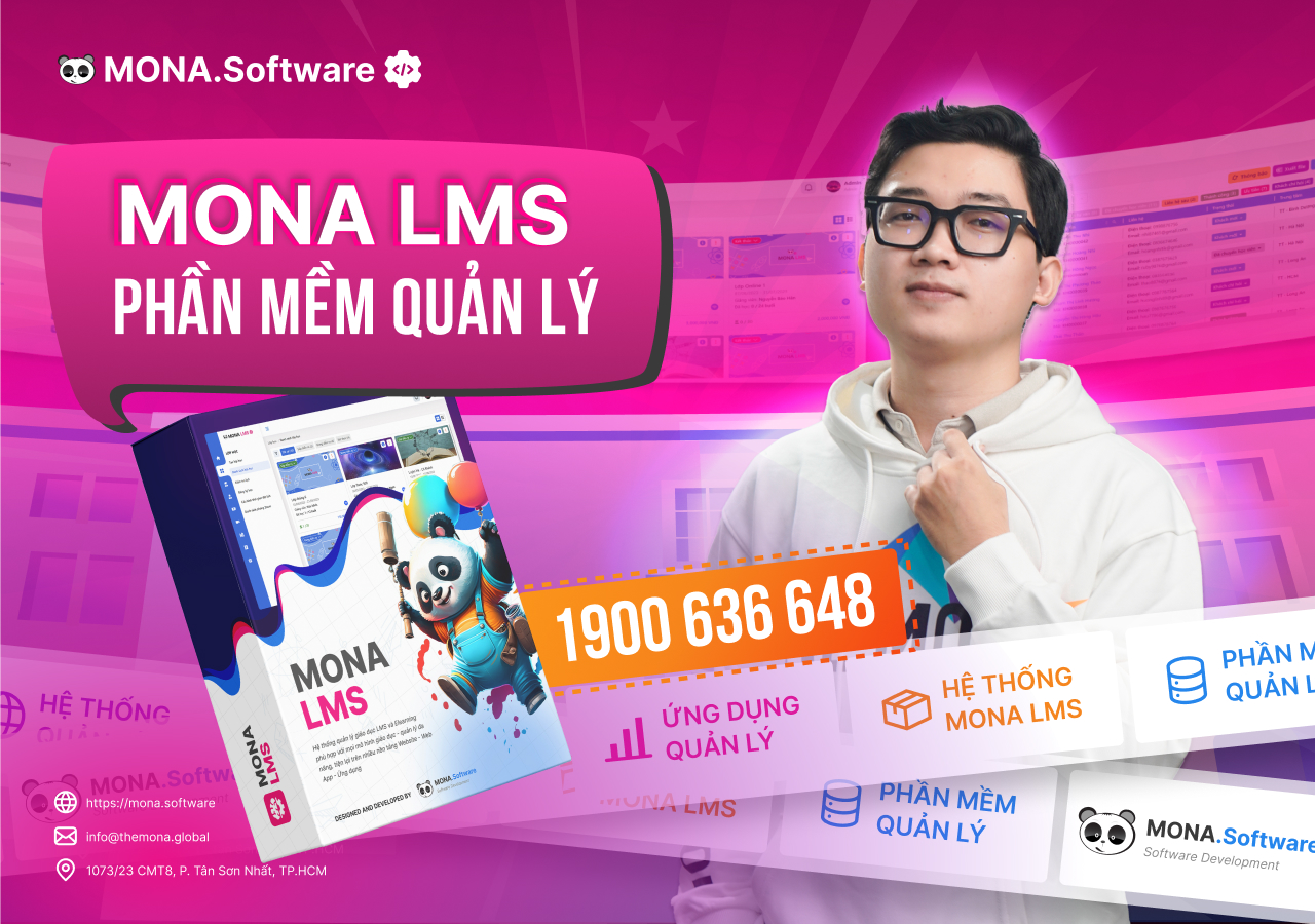 Phần mềm quản lý trung tâm MONA LMS