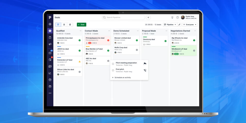 Phần mềm quản lý bán hàng Pipedrive
