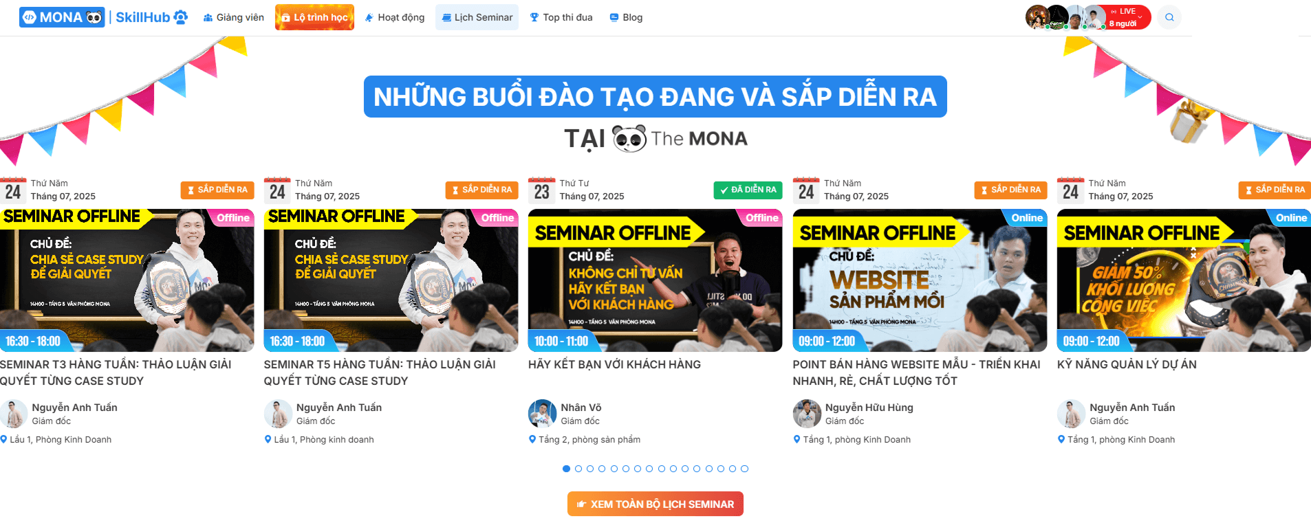 SkillHub 3.0 giúp quản lý các sự kiện nội bộ hiệu quả