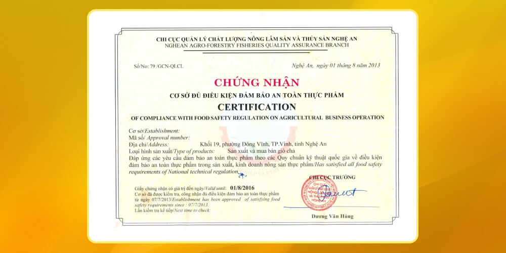 Thủ tục mở quán ăn là cần xin cấp phép an toàn vệ sinh thực phẩm
