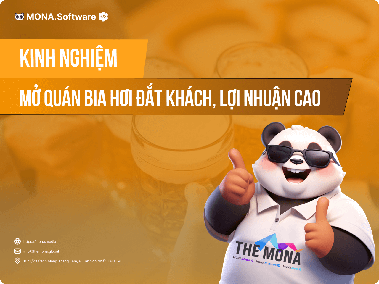 Kinh nghiệm mở quán bia