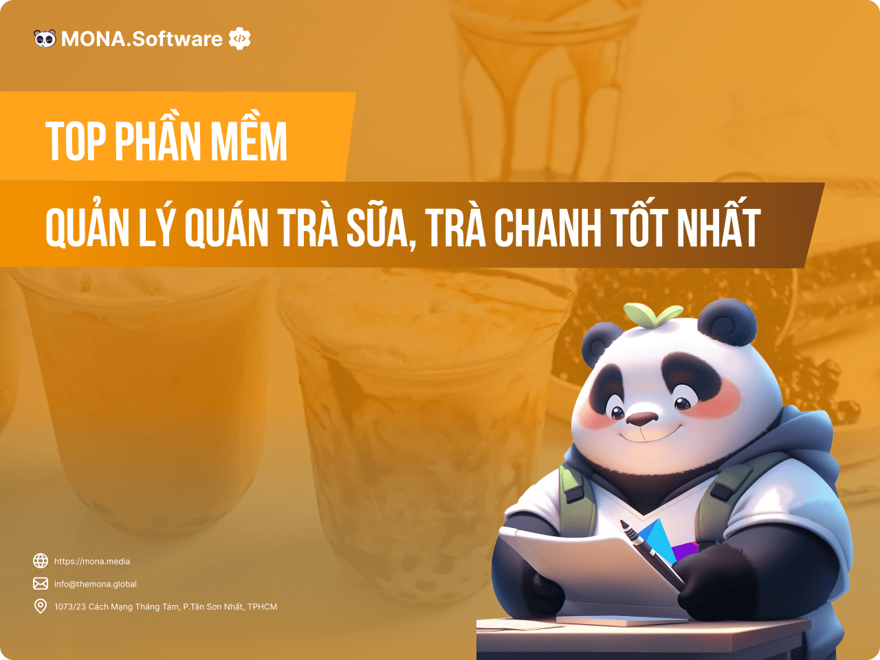 Top phần mềm quản lý quán trà sữa, trà chanh