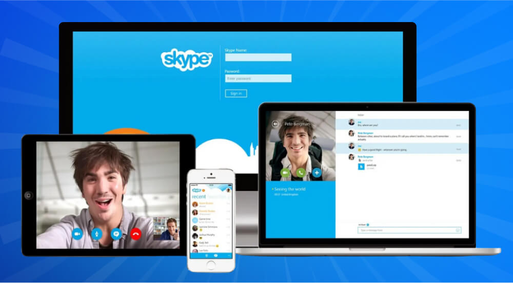 Ứng dụng chat và trao đổi thông tin Skype