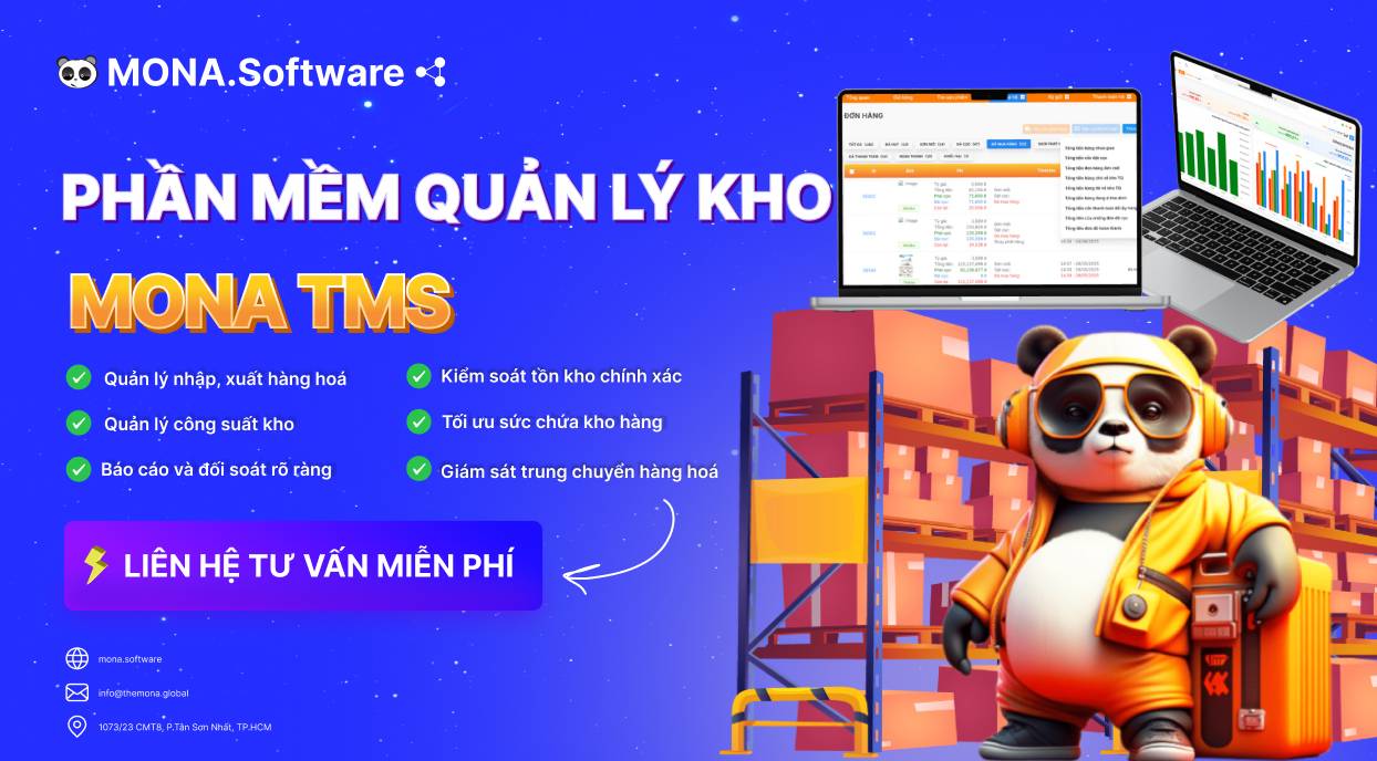 MONA TMS - Giải pháp quản lý kho hàng thông minh, tiện lợi