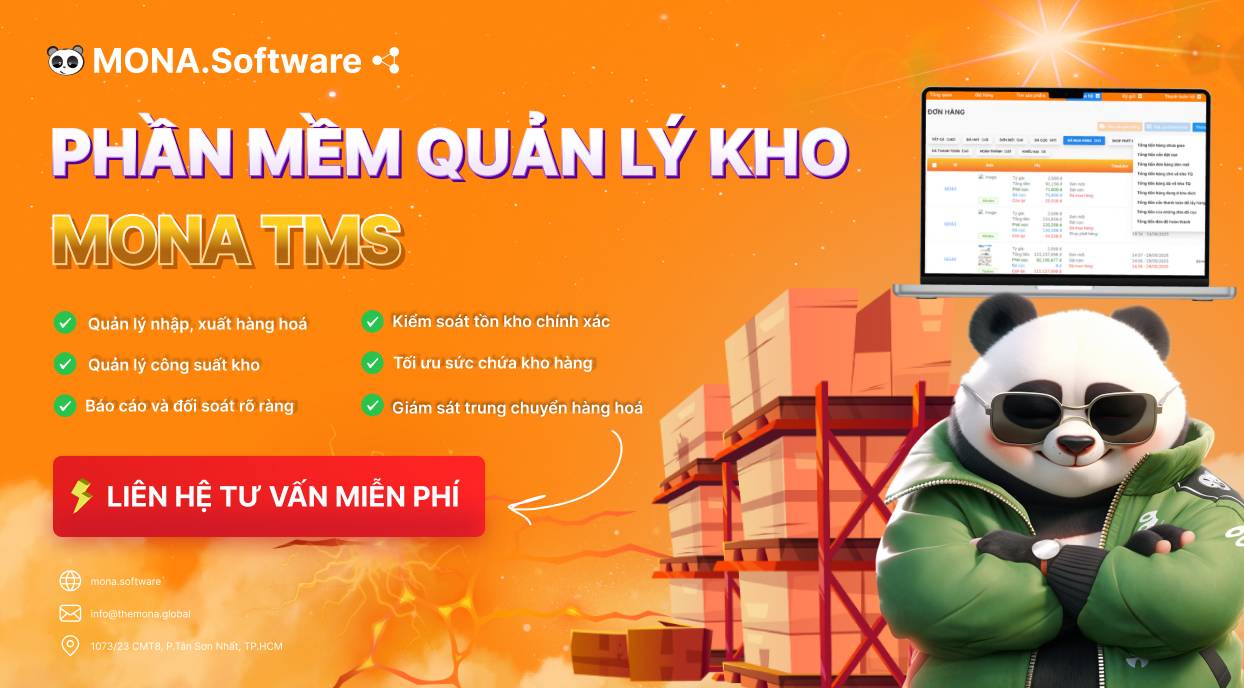 MONA TMS - Phần mềm quản lý kho hàng thông minh, hiệu quả