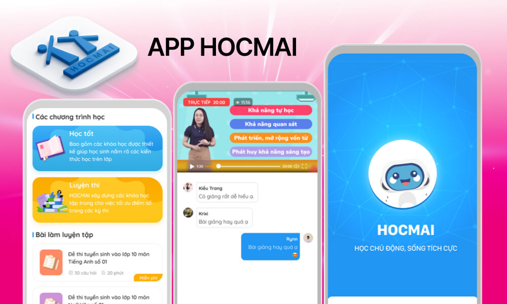 App ôn luyện thi đánh giá năng lực online HOCMAI