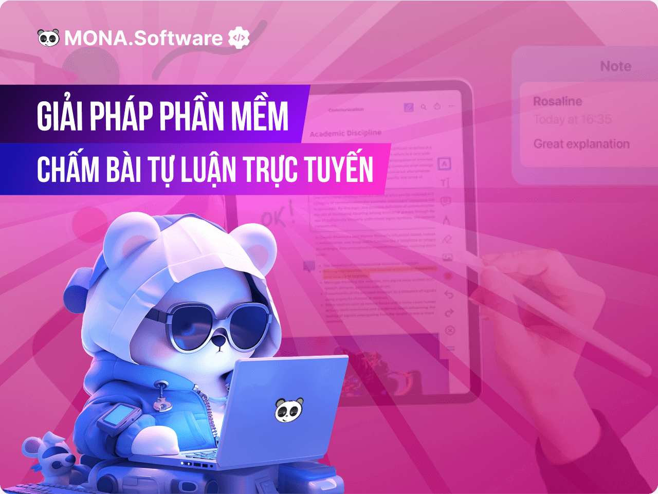 Giải pháp phần mềm chấm bài tự luận