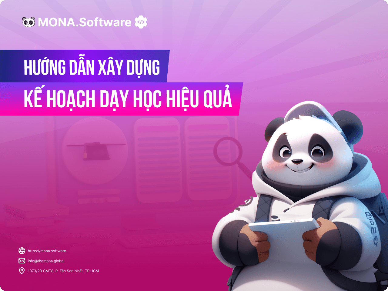 Hướng dẫn xây dựng kế hoạch dạy học