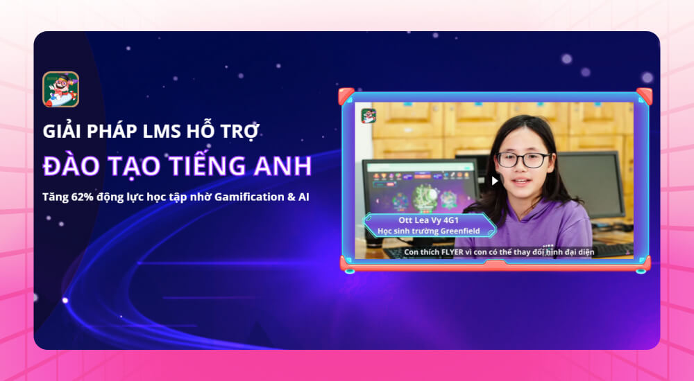 Phần mềm LMS luyện thi IELTS online FLYER School