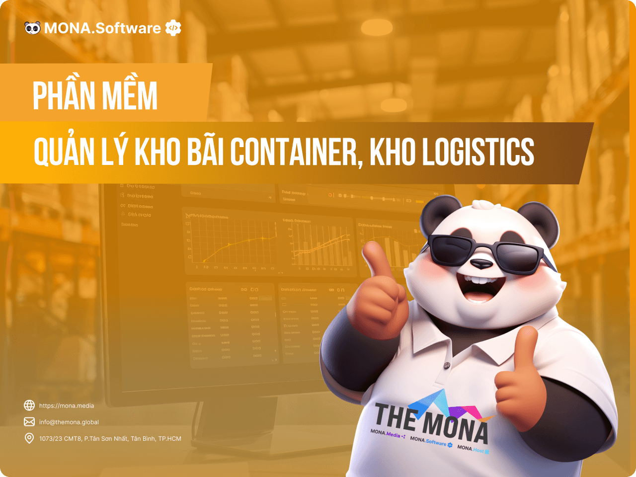 Phần mềm quản lý kho bãi container, kho logistics