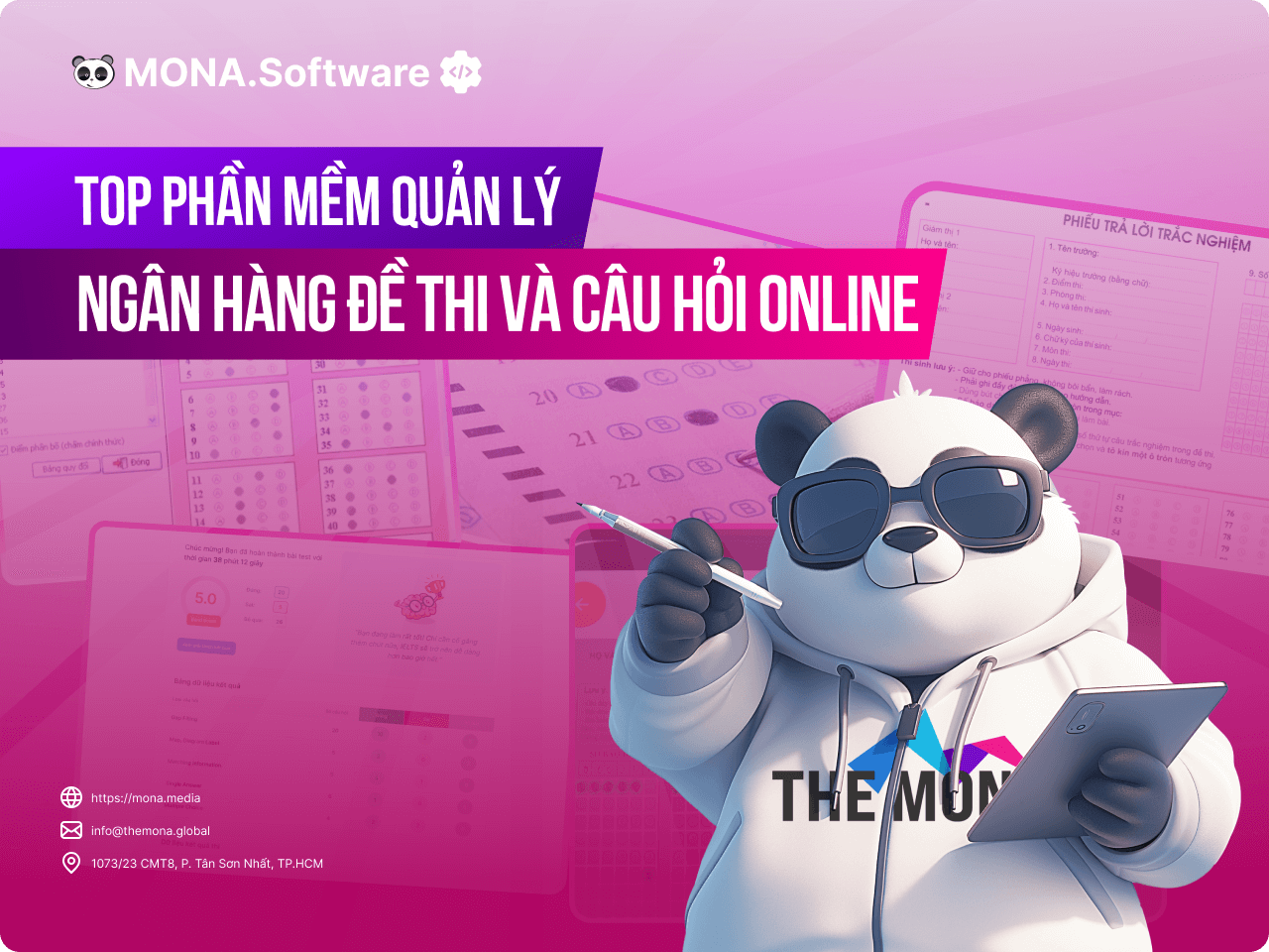 Phần mềm quản lý ngân hàng đề thi và câu hỏi