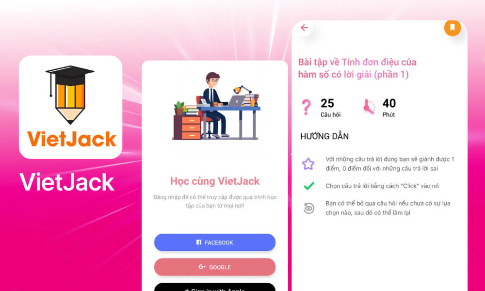 Ứng dụng luyện thi đánh giá năng lực VietJack