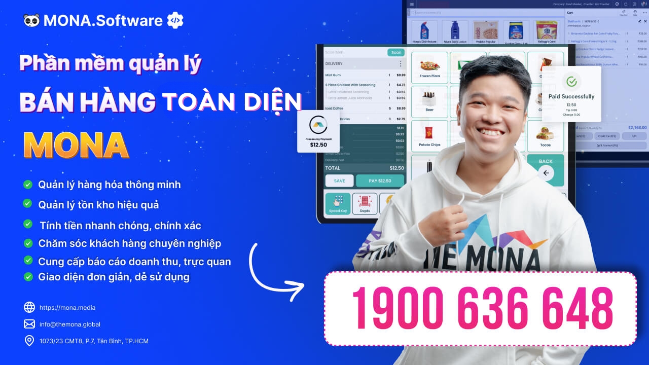 Phần mềm quản lý bán hàng MONA Ecommerce