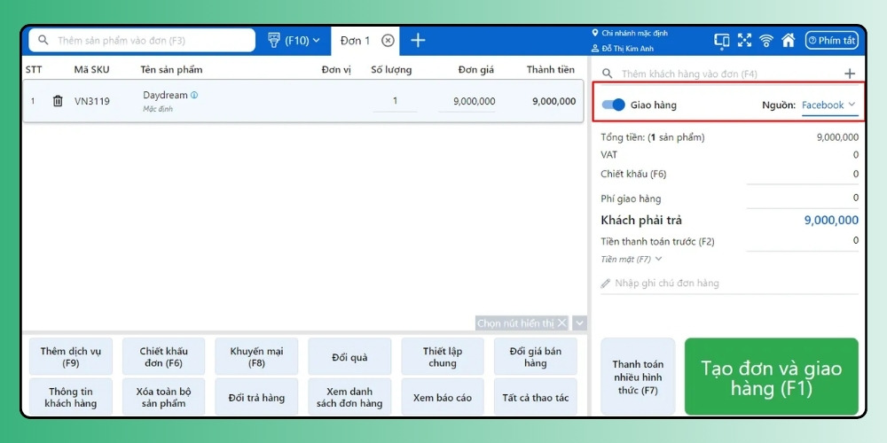 Phần mềm quản lý chuỗi cửa hàng sơn - SAPO