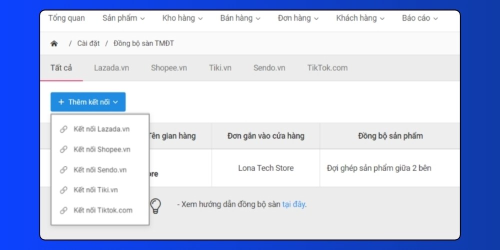 Phần mềm quản lý đơn Nhanh.vn