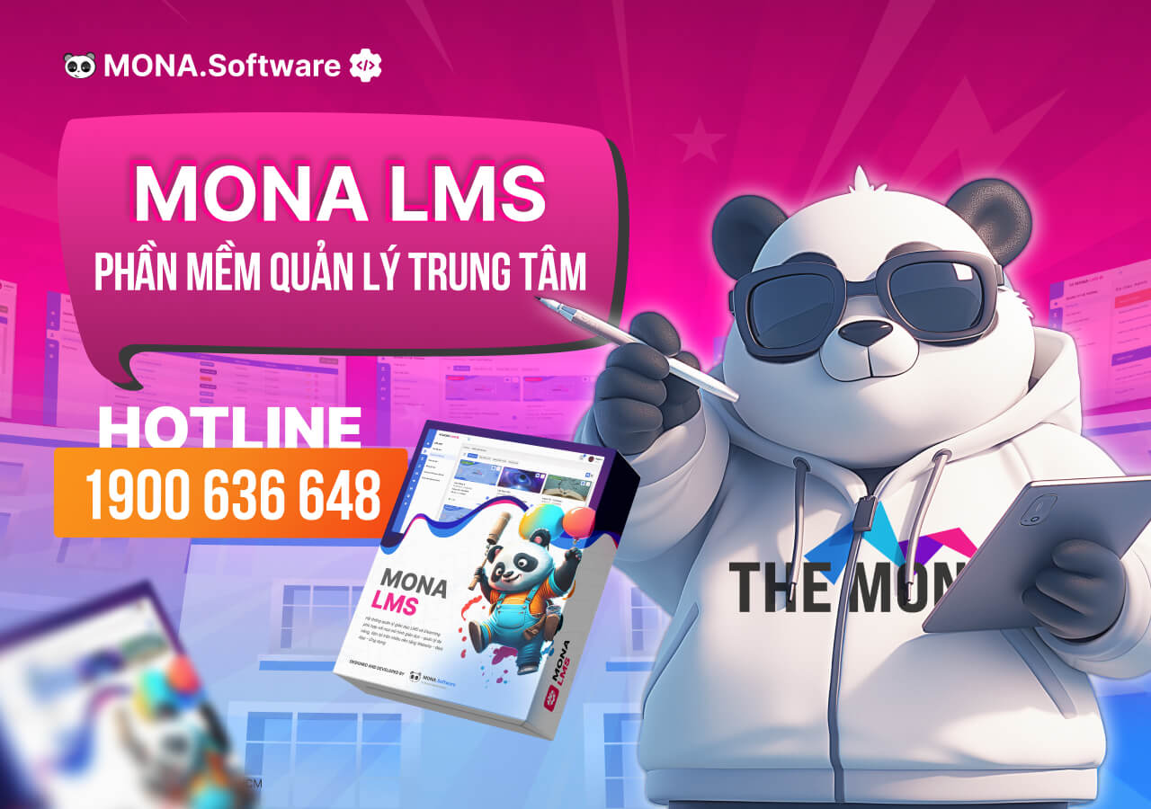 Phần mềm quản lý trung tâm MONA LMS