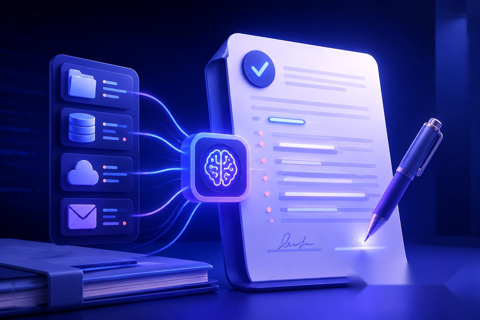 AI soạn hợp đồng tự động AI tự soạn hợp đồng lao động từ mẫu chuẩn