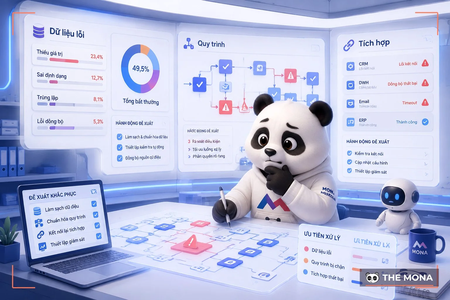 Gấu panda xử lý điểm nghẽn triển khai agent