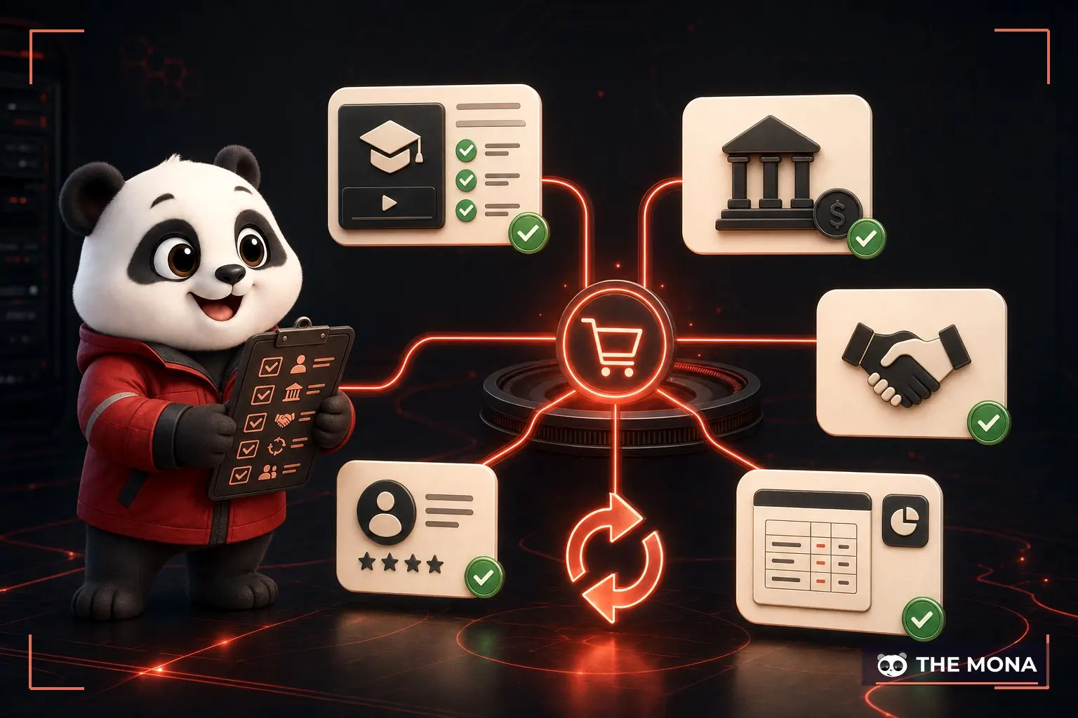Luồng thanh toán và affiliate bán khóa học online