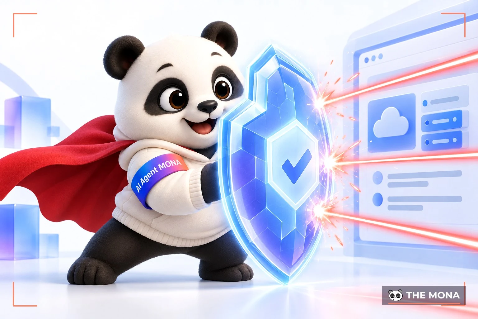 Gấu MONA dựng khiên bảo vệ website MONA Shield là lớp cơ bản đóng cửa các