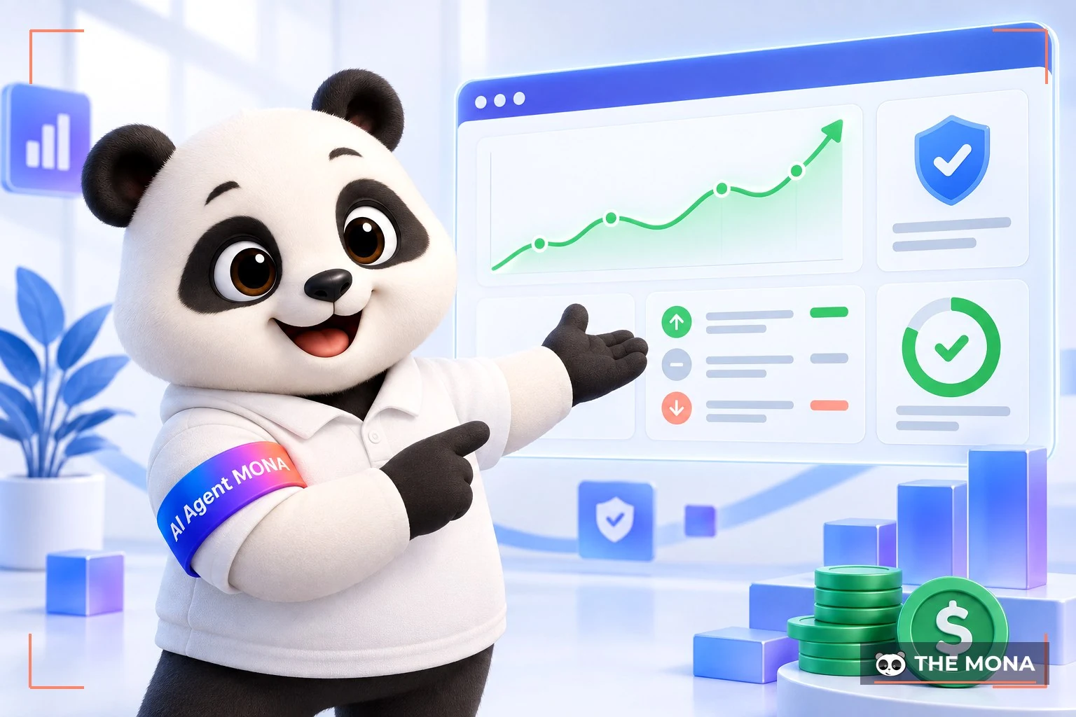 gấu mona giới thiệu dashboard dòng tiền an toàn
