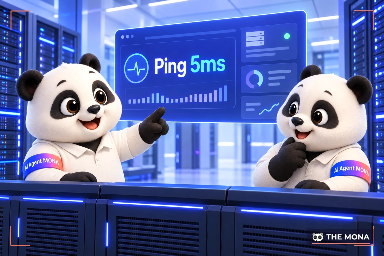 Máy chủ MONA Cloud vận hành tốc độ cao