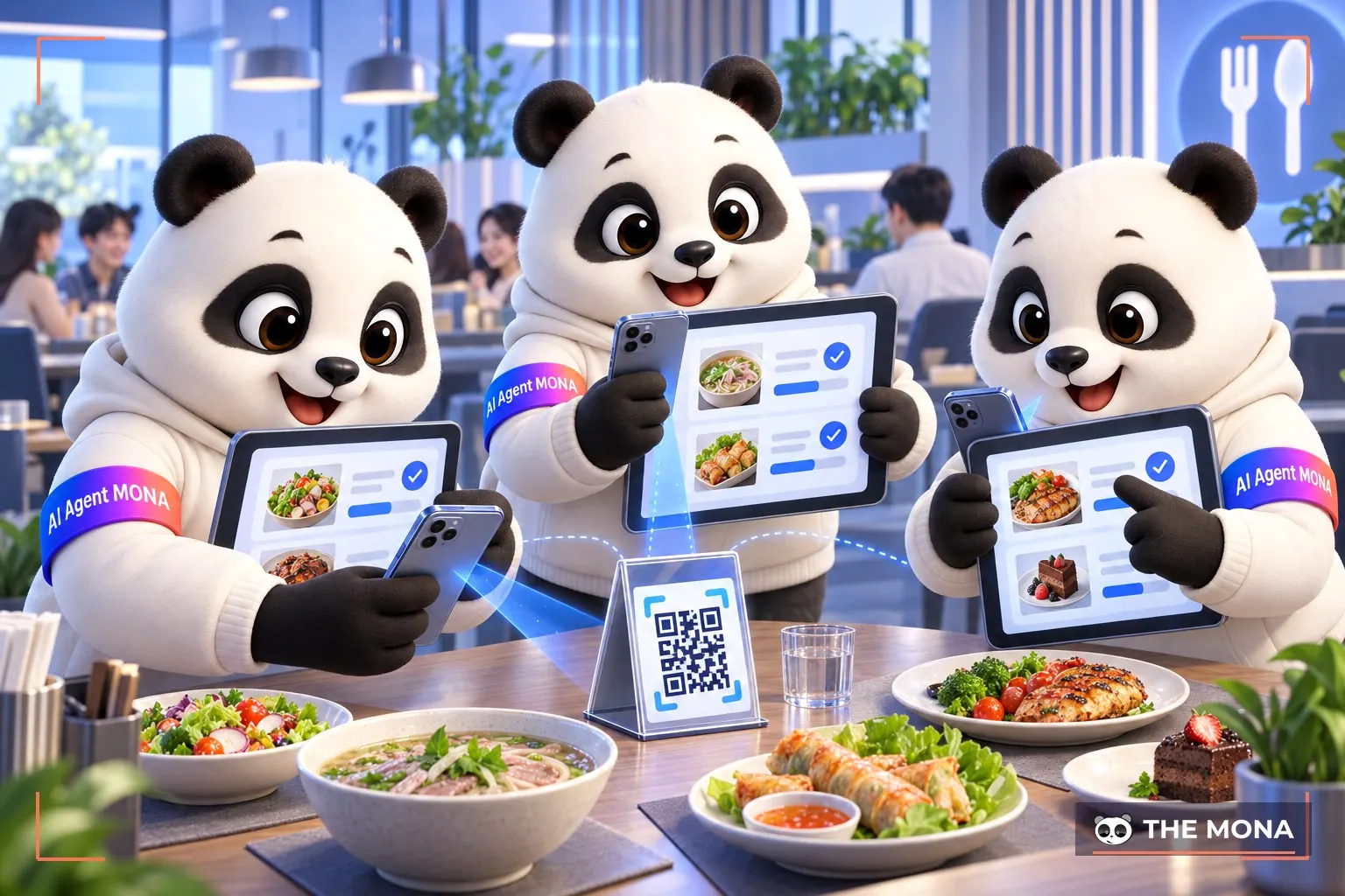 mã qr động tự khớp đơn bằng mona pay