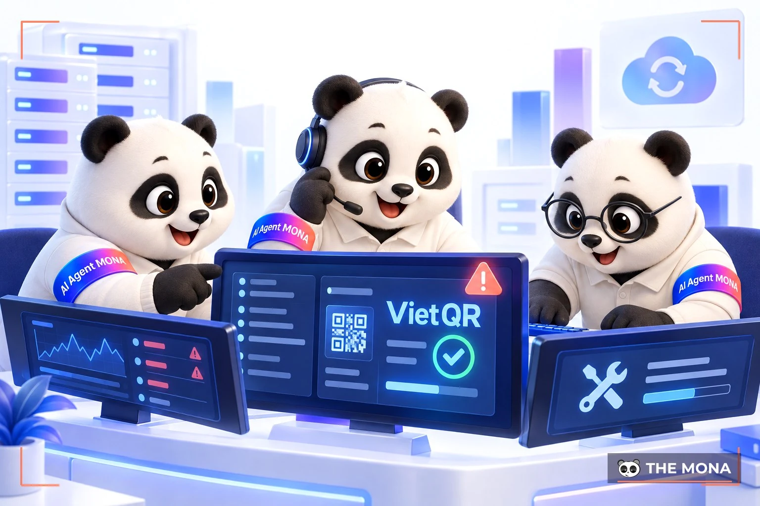 Đội gấu MONA sửa lỗi nạp ví VietQR