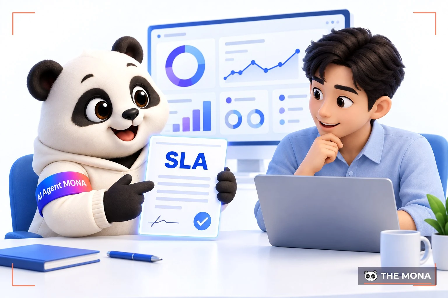Gấu MONA giải thích hợp đồng SLA phần mềm
