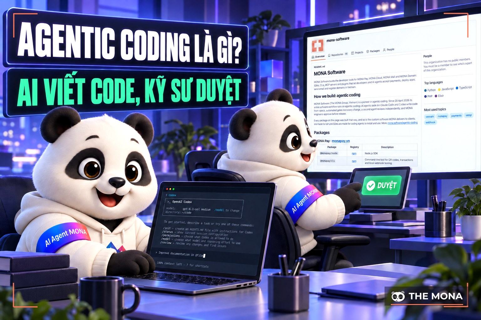 Agentic coding là gì: cách MONA làm phần mềm bằng AI agent