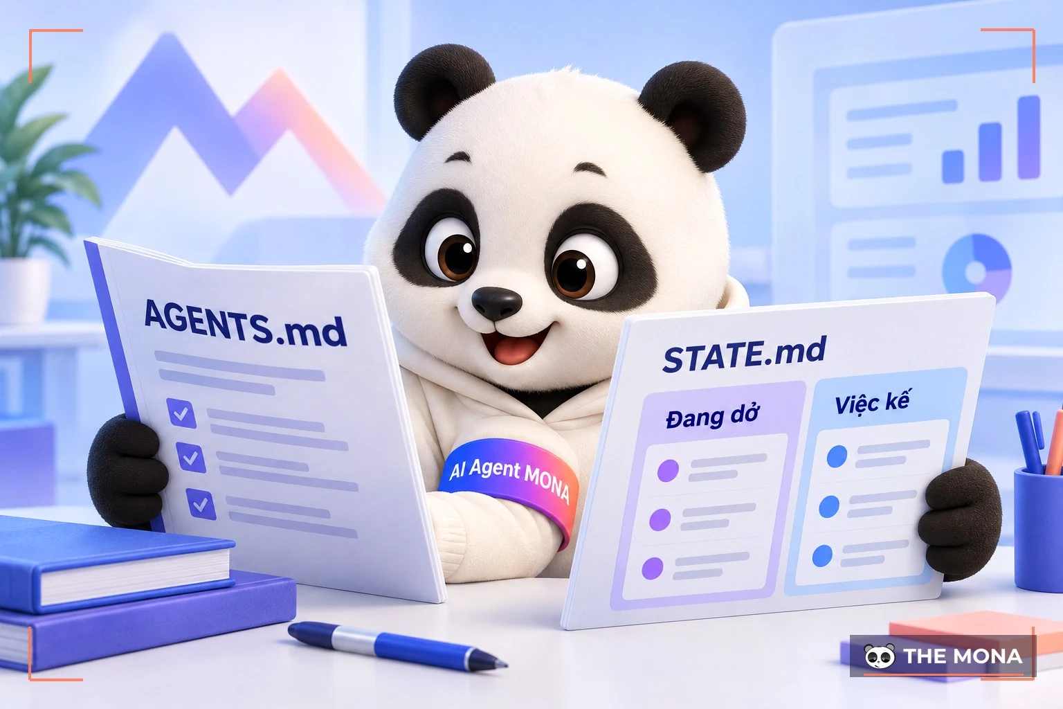 AGENTS.md giữ luật, STATE.md giữ trạng thái của dự án