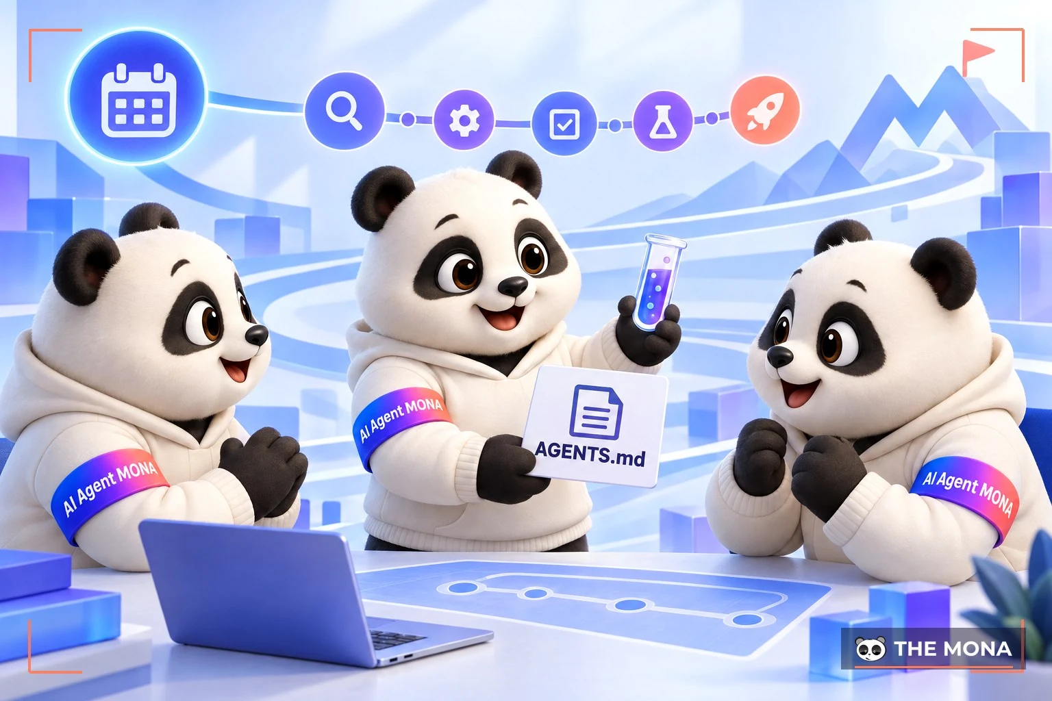 Gấu MONA khuyên đội viết test và AGENTS.md trước khi chọn công cụ