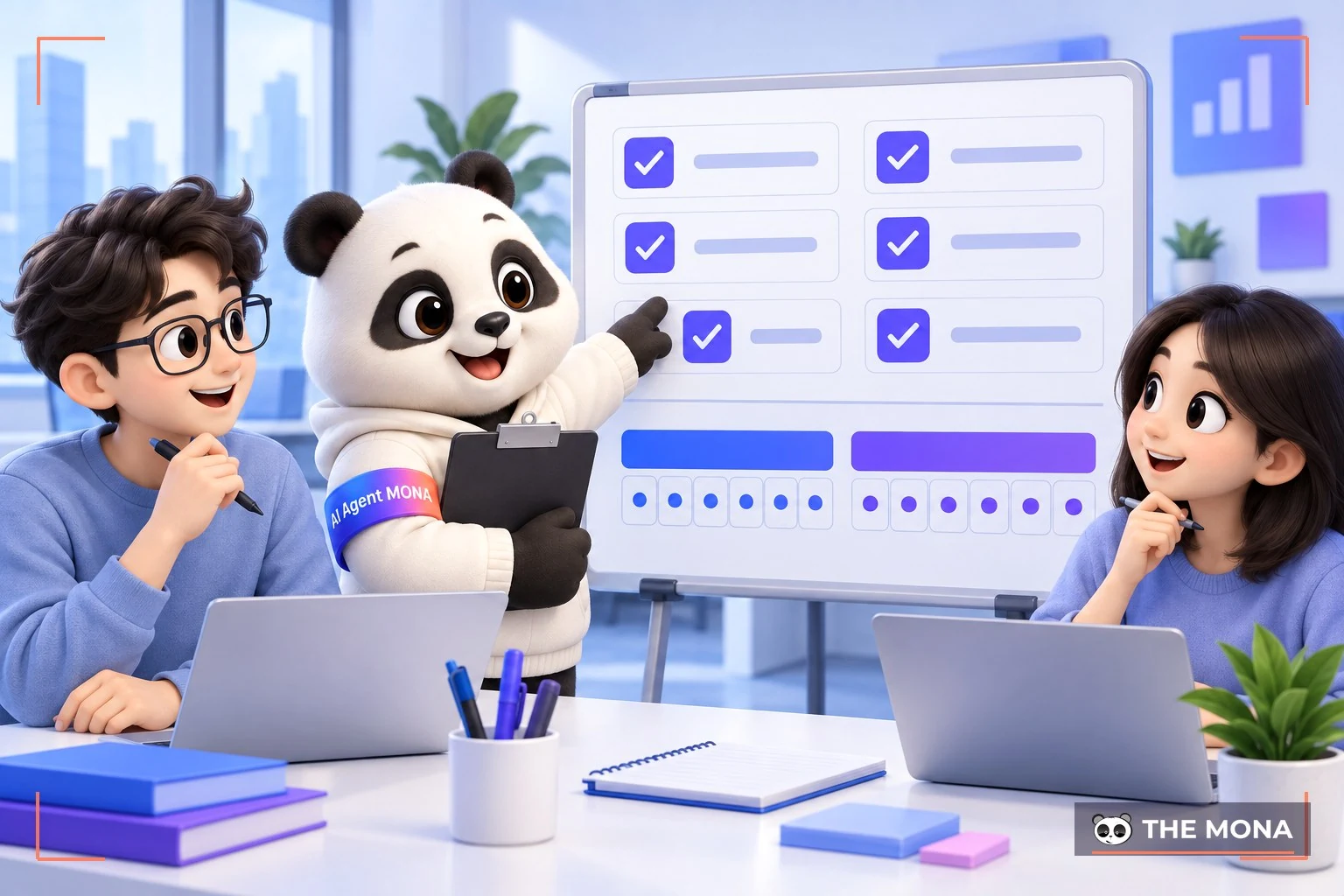 Gấu MONA hướng dẫn đội nhỏ bắt đầu Claude Code bằng checklist 6 mục
