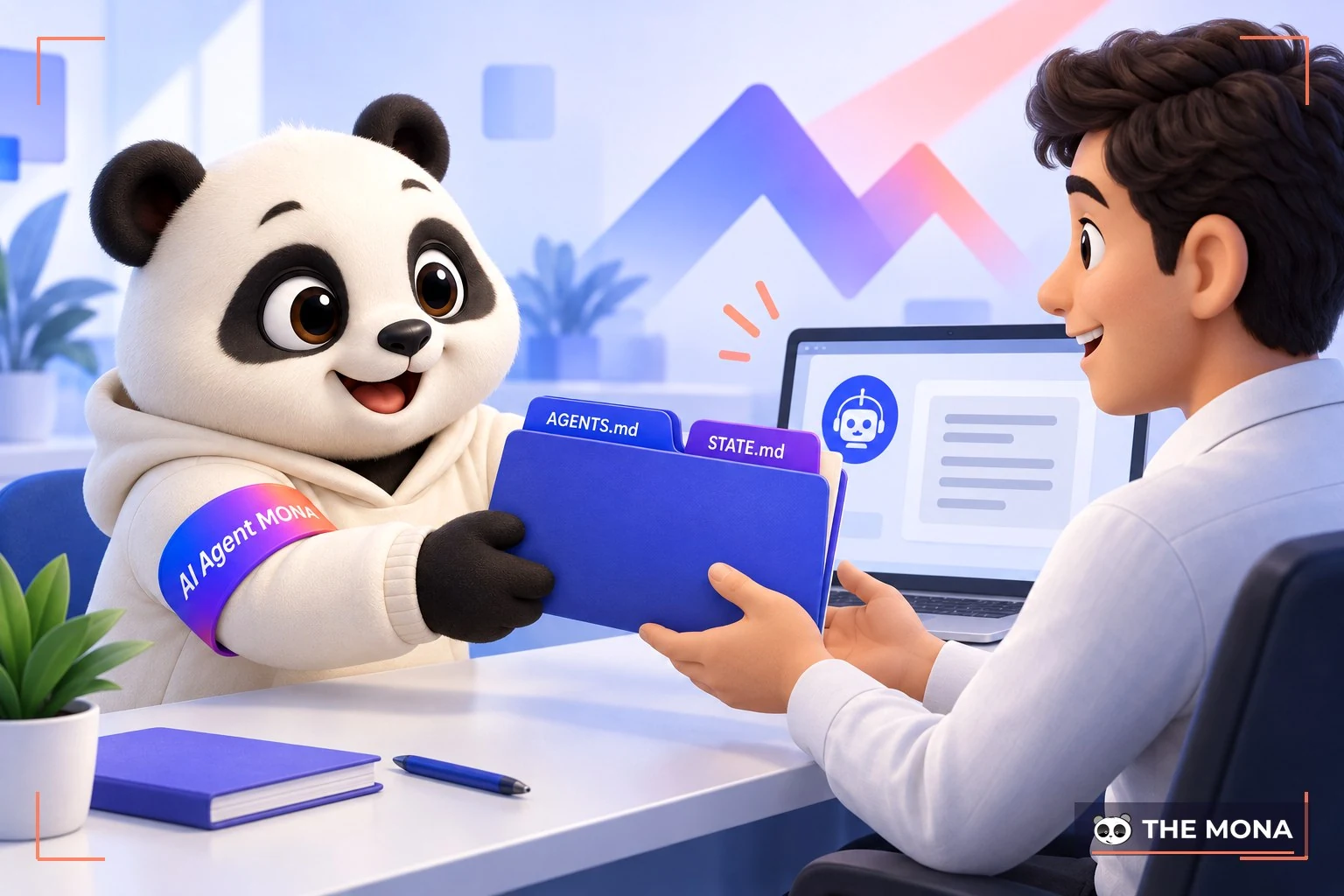 Khách nhận repo kèm AGENTS.md và STATE.md từ đội MONA