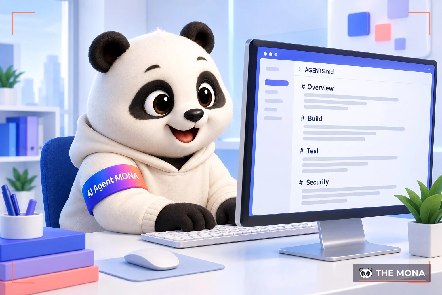 Gấu MONA viết mẫu AGENTS.md cho một phần mềm bán hàng
