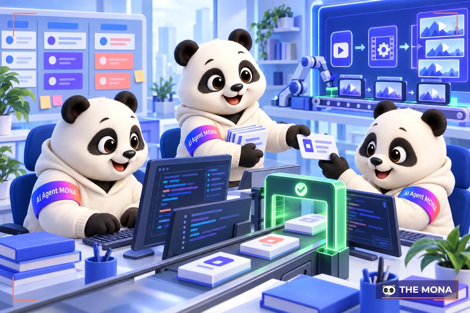 Đội gấu MONA giao spec cho Codex viết code qua gate máy