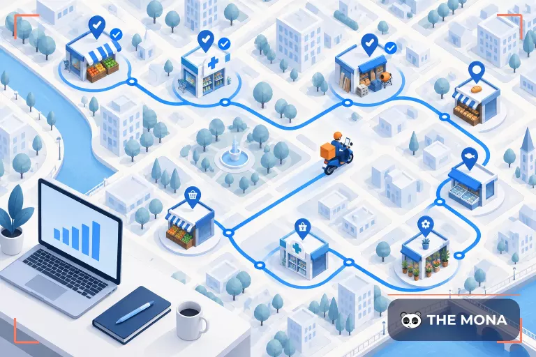 Phần mềm quản lý nhân viên thị trường: tuyến, check-in, đơn hàng và chỉ tiêu