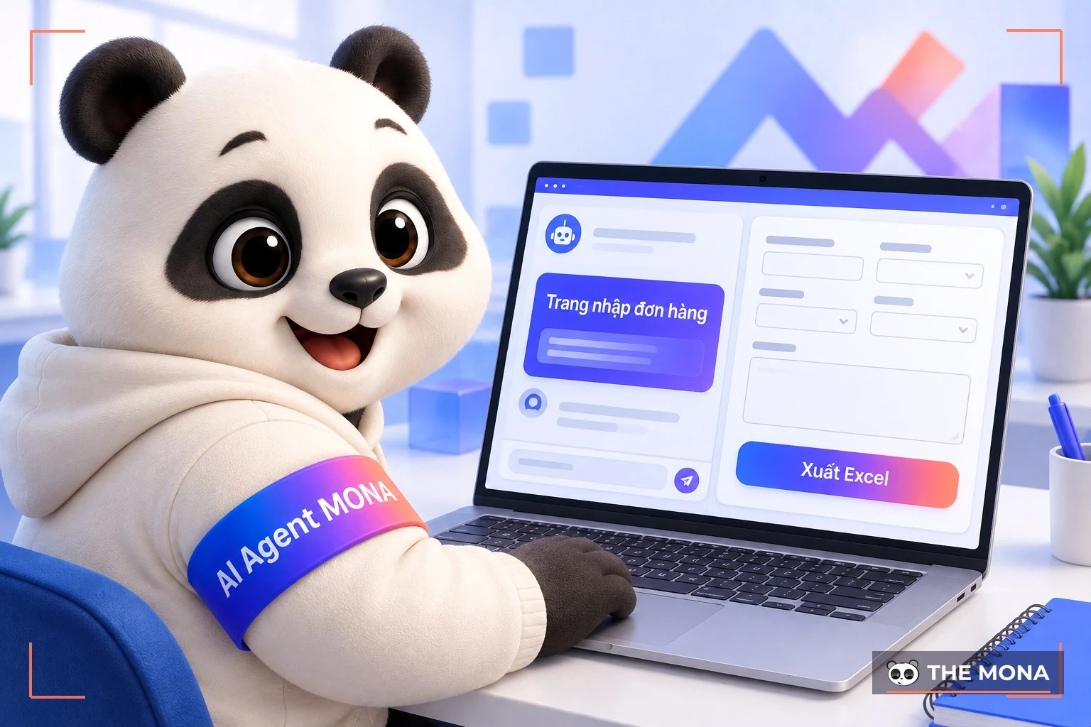 Prompt tiếng Việt nhờ AI dựng trang nhập đơn hàng có nút xuất Excel