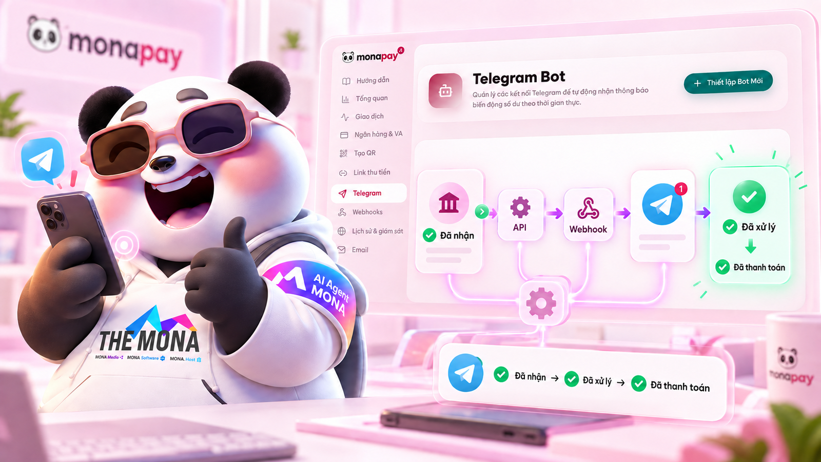 tích hợp cổng thanh toán vào phần mềm qua API cho doanh nghiệp