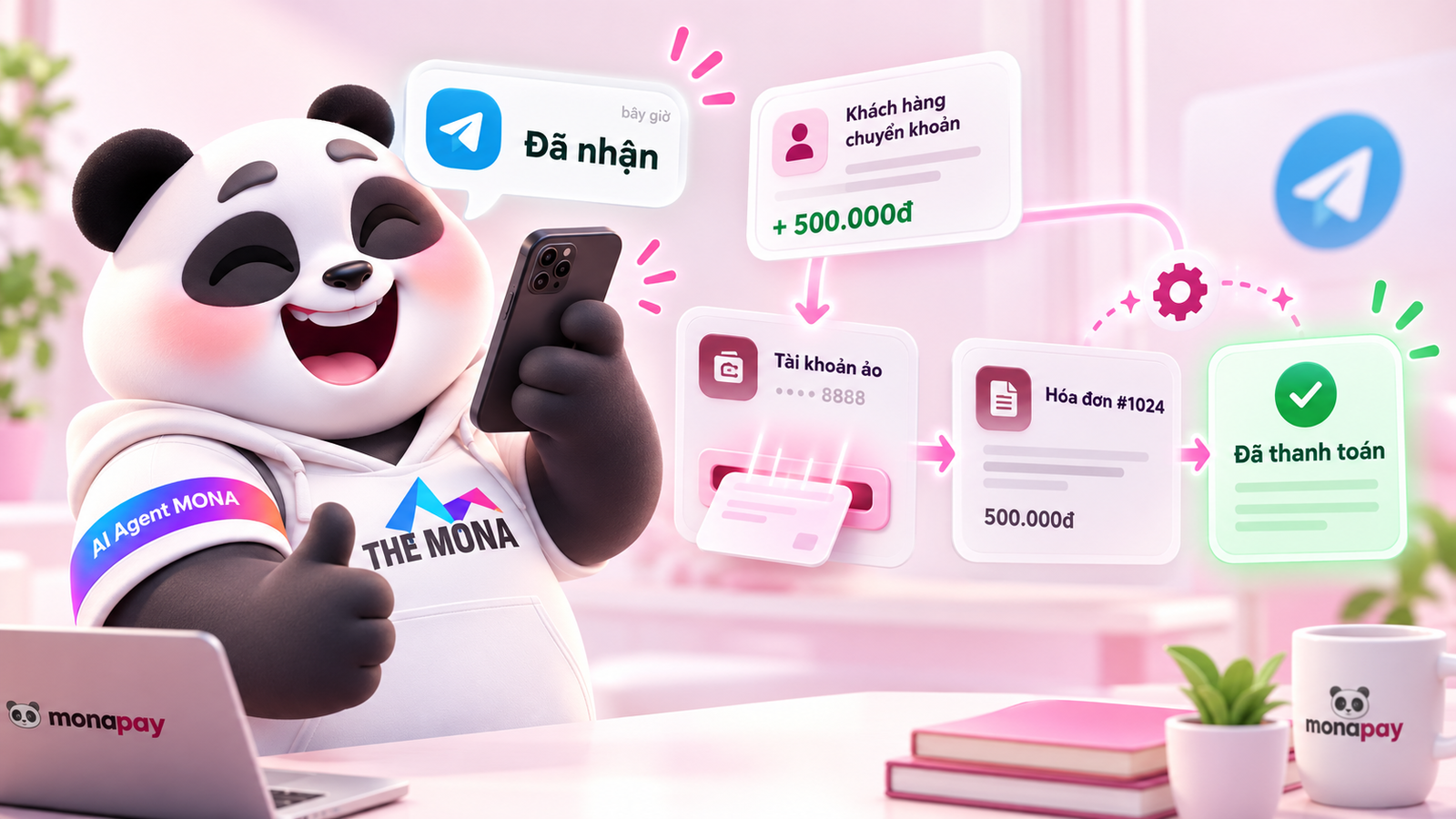 Tài khoản ảo thu hộ tiền doanh nghiệp: khớp 100% giao dịch