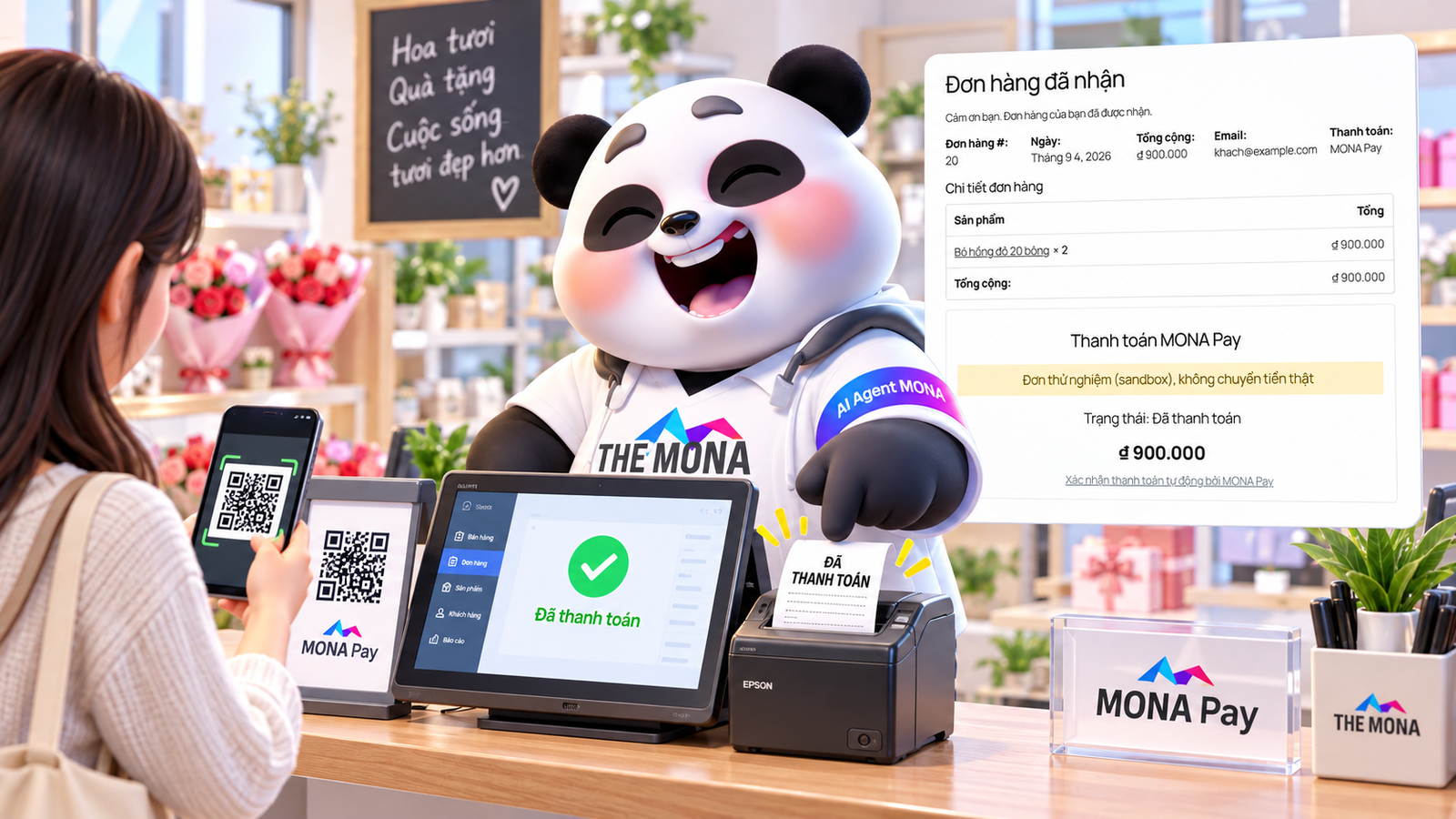phần mềm quản lý bán hàng tự xác nhận thanh toán tức thì